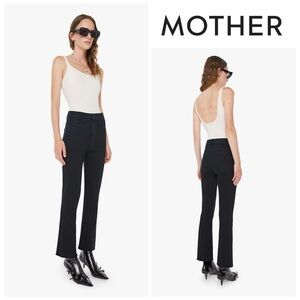 NWOT MOTHER The Hustler Ankle Fray in Not Guilty (Black)